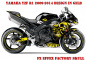 Preview: Skull Yellow for Yamaha YZF R1 2009-2014